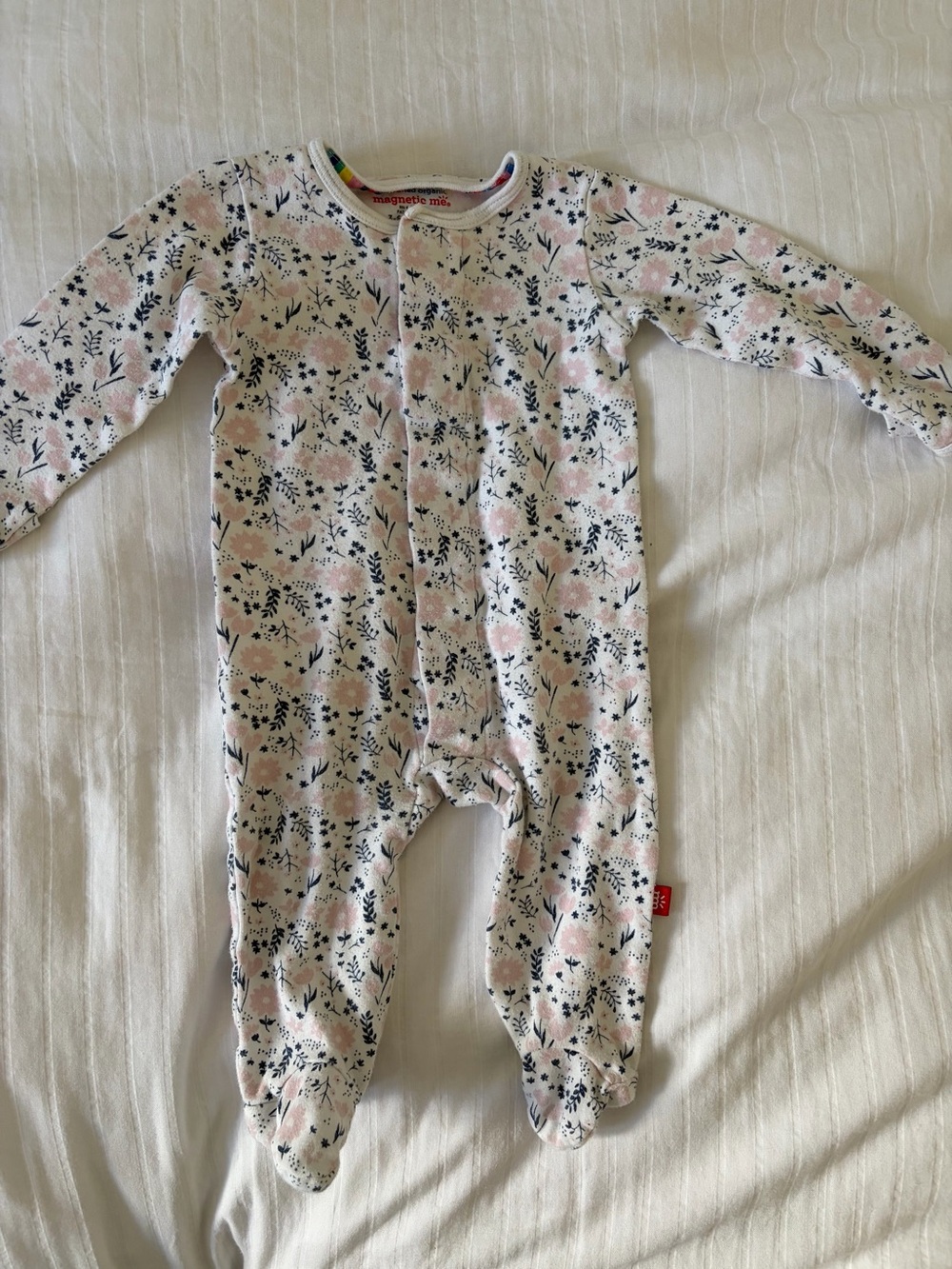 Magnetic Me 100% cotton floral onesie